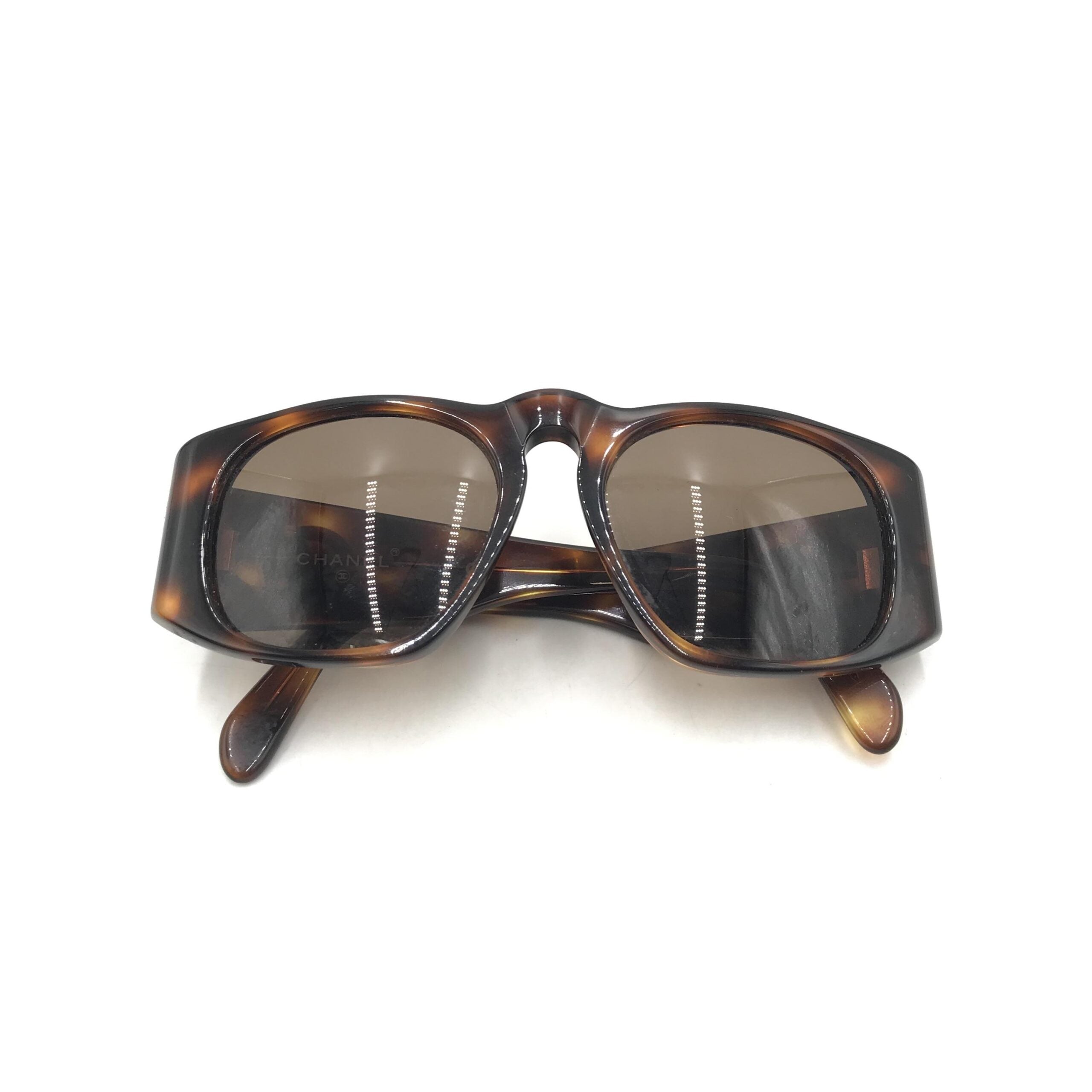 Chanel Vintage Classic Tortoise Sunglasses