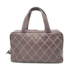 Chanel Wild Stitch Handbag Mini Boston Red