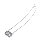 Christian Dior Dior 925 Sterling Silver Antique Art Deco Howard & Co. "Port" Necklace