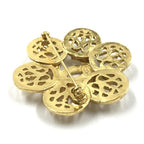 Chanel Costume Jewlery Vintage Brooch Coco Medallian