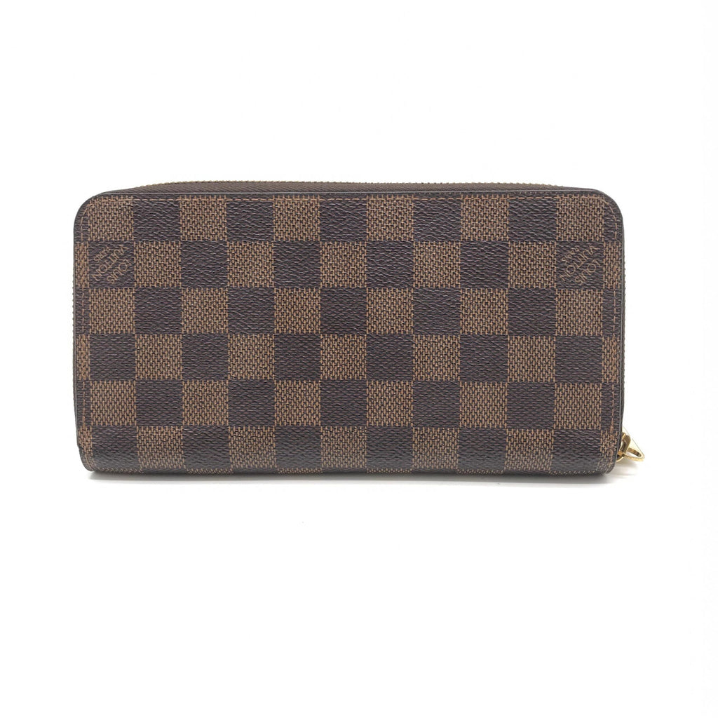 Louis Vuitton Zippy Wallet With Damier Ebene Pattern