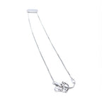 Christian Dior Dior 925 Sterling Silver Antique Art Deco Howard & Co. "Port" Necklace