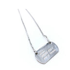 Christian Dior Dior 925 Sterling Silver Antique Art Deco Howard & Co. "Port" Necklace
