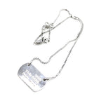 Christian Dior Dior 925 Sterling Silver Antique Art Deco Howard & Co. "Port" Necklace