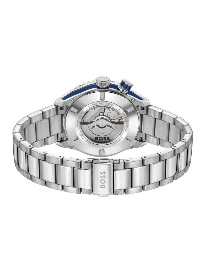 Hugo Boss Gray Stainless Steel Dress Watch