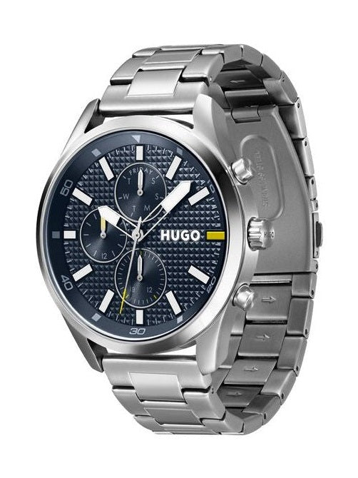 Hugo Boss Gray Stainless Steel Dress Watch