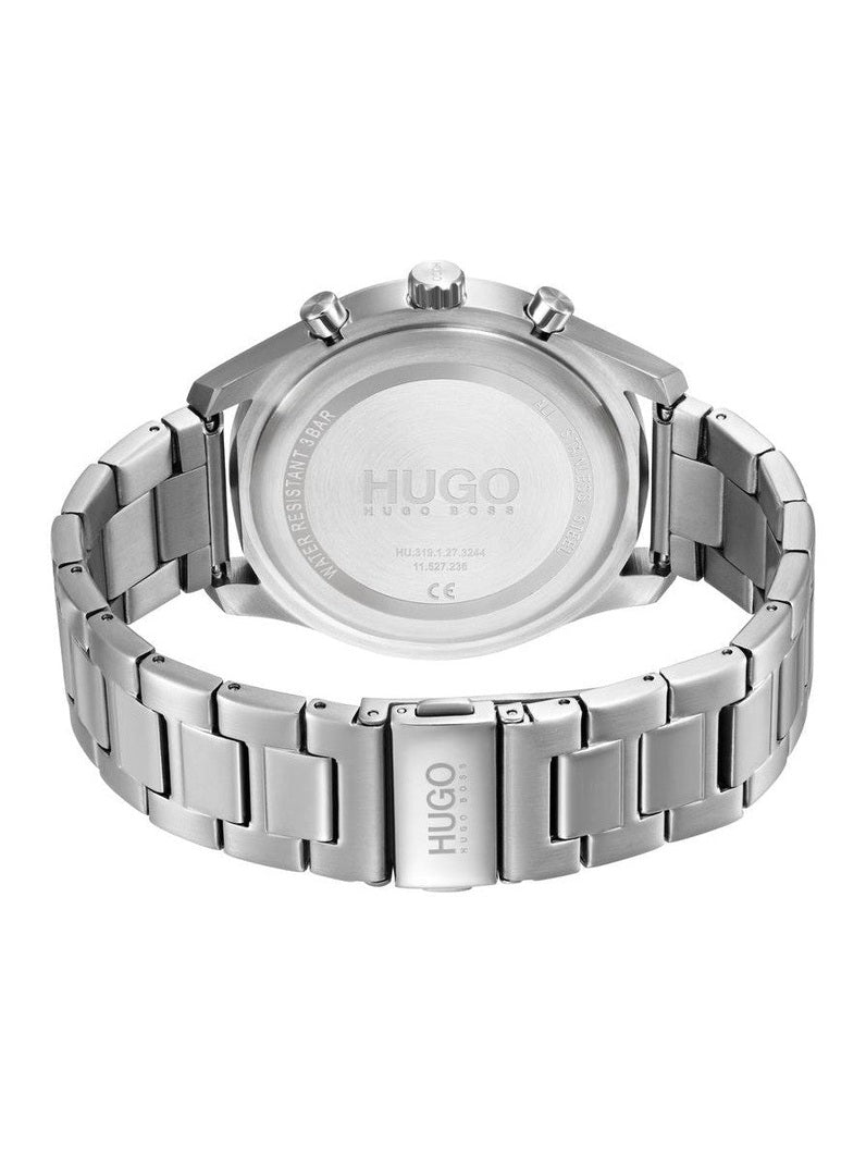 Hugo Boss Gray Stainless Steel Dress Watch