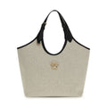 Versace Beige Cotton Shoulder Bag