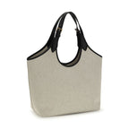 Versace Beige Cotton Shoulder Bag