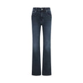 Haikure Blue Cotton Flared Jeans