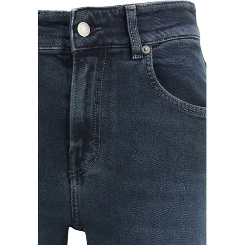 Haikure Blue Cotton Flared Jeans
