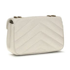 Saint Laurent Beige Lamb Ovis Aries Aries Shoulder Bag