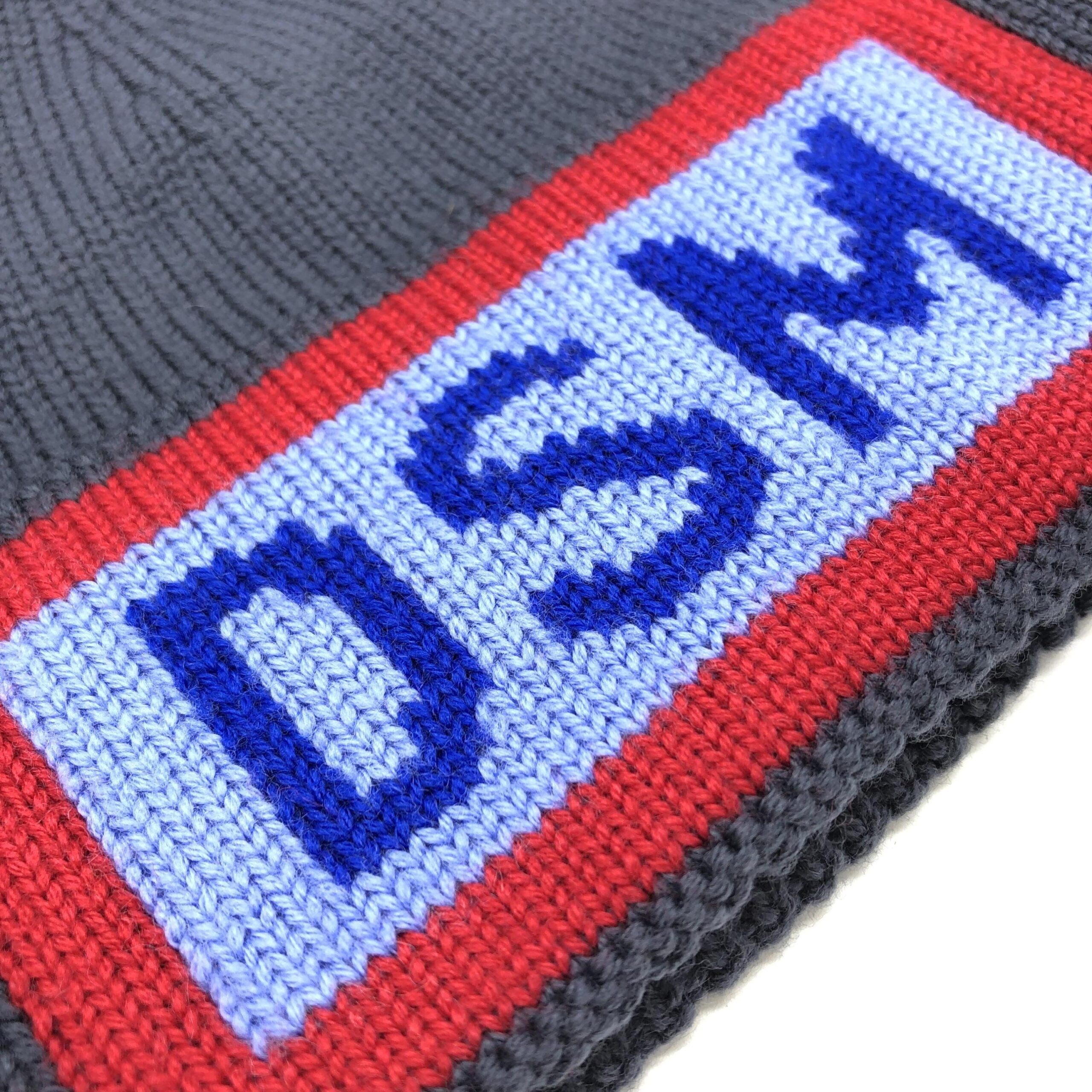 Fendi Wool Knit Beanie With Logo Design