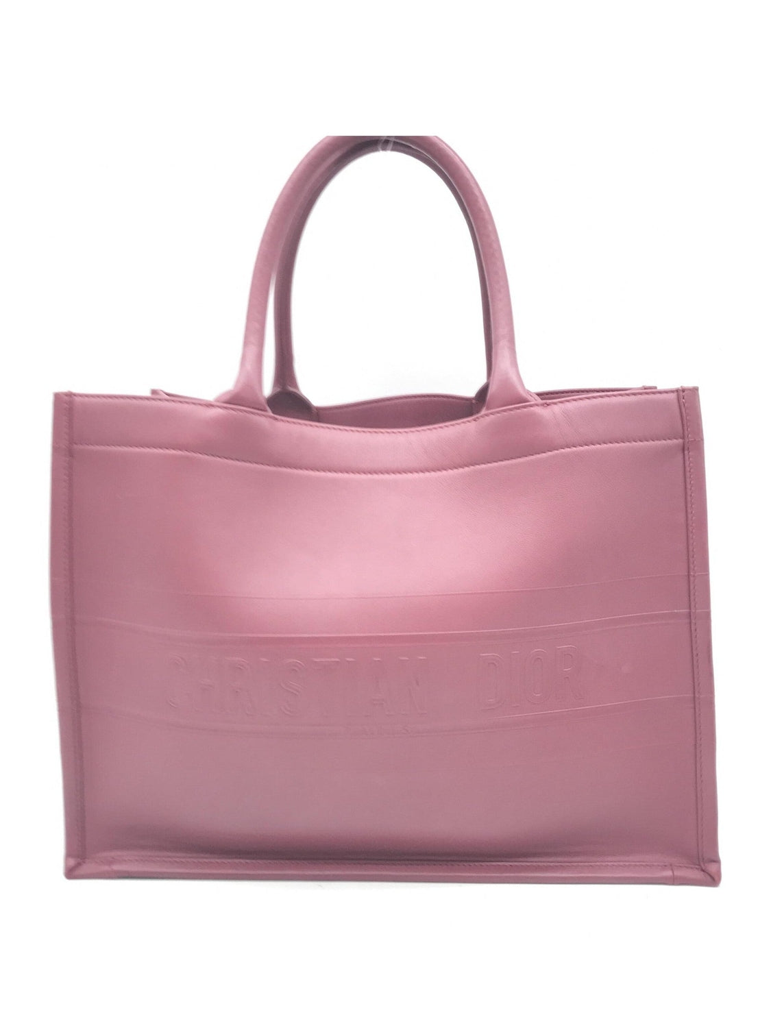 Christian Dior Leather Book Tote Bag