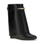 Givenchy Black Calf Leather Bos Taurus Ankle Boots