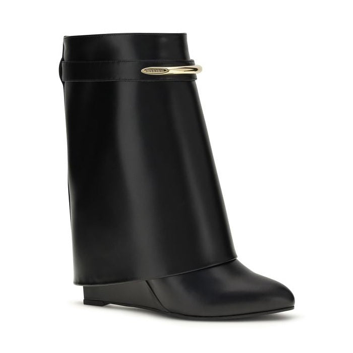 Givenchy Black Calf Leather Bos Taurus Ankle Boots