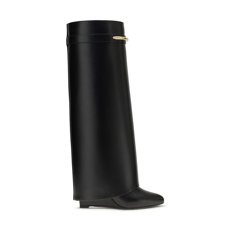 Givenchy Black Calf Leather Bos Taurus Boots
