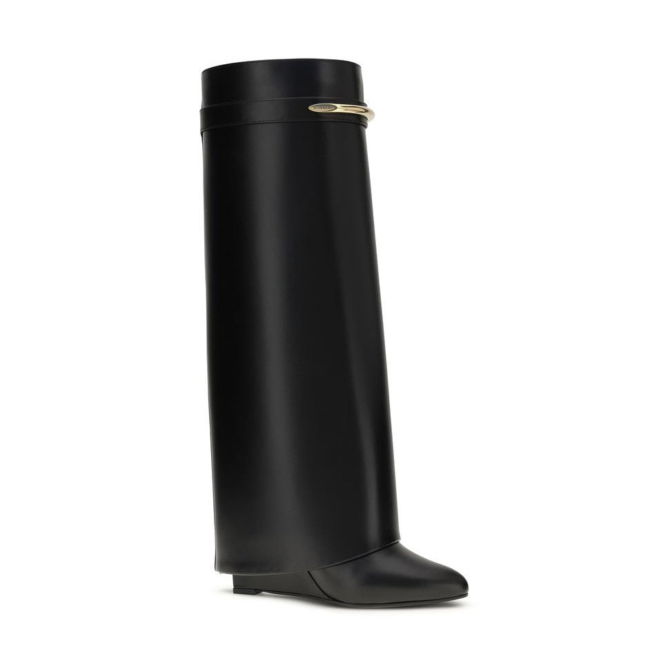 Givenchy Black Calf Leather Bos Taurus Boots