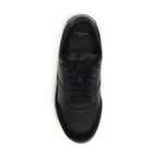 Givenchy Black Calf Leather Bos Taurus Low Top Sneakers