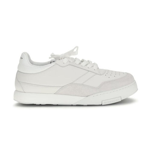 Givenchy White Calf Leather Bos Taurus Low Top Sneakers
