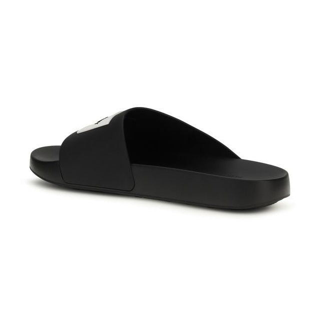Givenchy Black Rubber Slippers