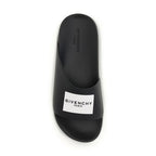 Givenchy Black Rubber Slippers