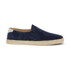 Brunello Cucinelli Blue Calf Leather Bos Taurus Espadrilles