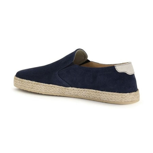Brunello Cucinelli Blue Calf Leather Bos Taurus Espadrilles