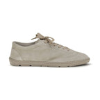 Brunello Cucinelli Beige Calf Leather Bos Taurus Low Top Sneakers