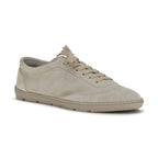 Brunello Cucinelli Beige Calf Leather Bos Taurus Low Top Sneakers