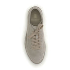 Brunello Cucinelli Beige Calf Leather Bos Taurus Low Top Sneakers