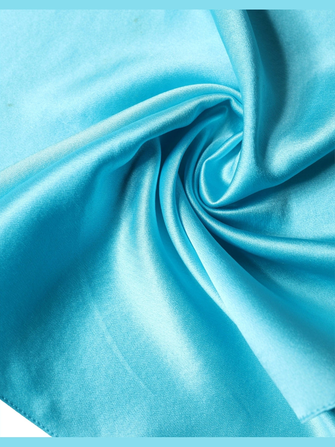 Dolce & Gabbana Turquoise Blue Silk Pocket Square Handkerchief 34cm x 34cm  Scarf