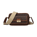 Michael Kors Brown Fabric Crossbody Bag