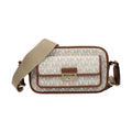 Michael Kors Beige Fabric Crossbody Bag