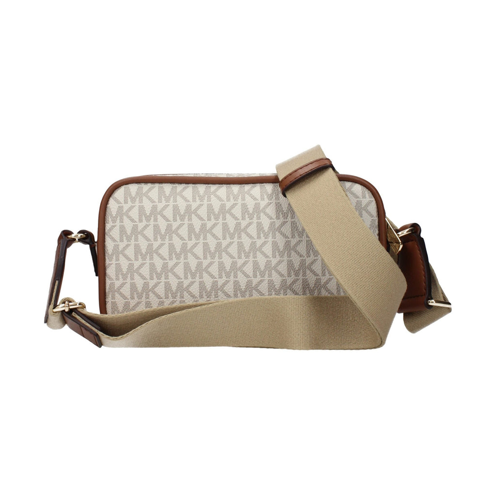 Michael Kors Beige Fabric Crossbody Bag