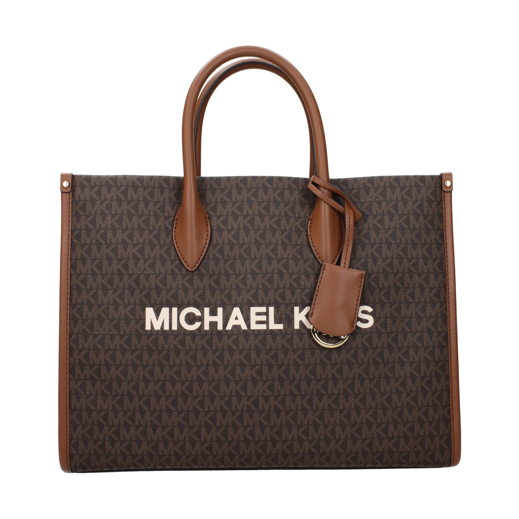 Michael Kors Brown Fabric Handbag