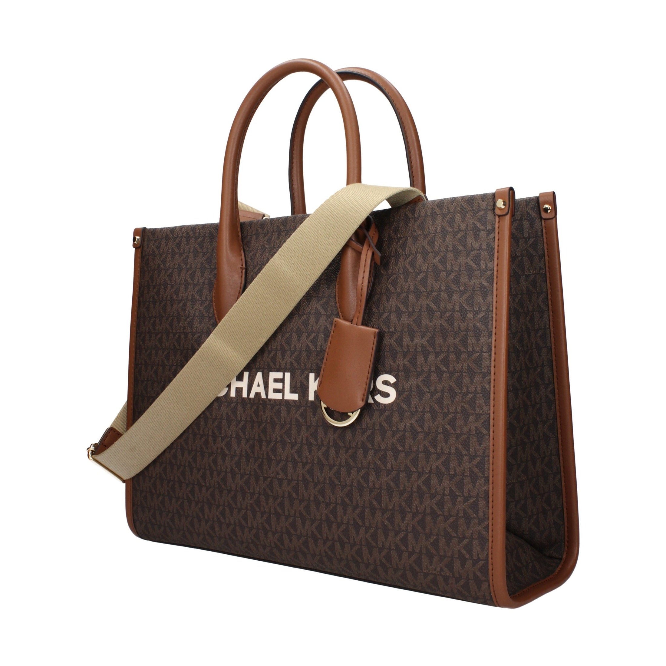 Michael Kors Brown Fabric Handbag