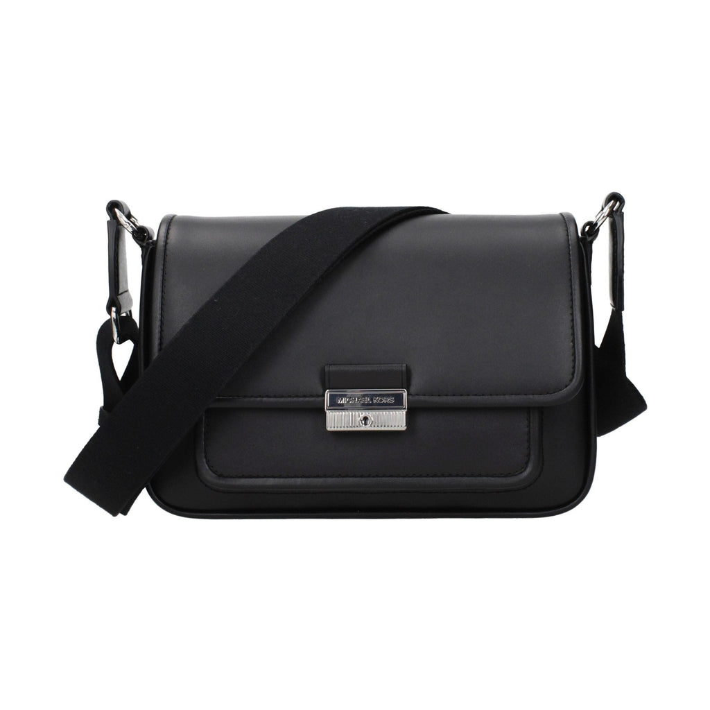 Michael Kors Black Leather Crossbody Bag