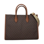 Michael Kors Brown Fabric Handbag