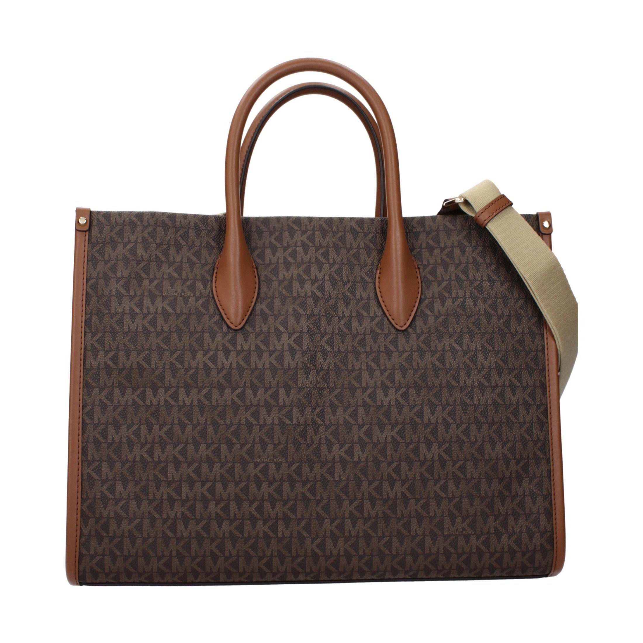 Michael Kors Brown Fabric Handbag