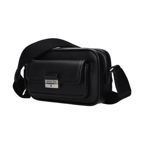 Michael Kors Black Leather Crossbody Bag