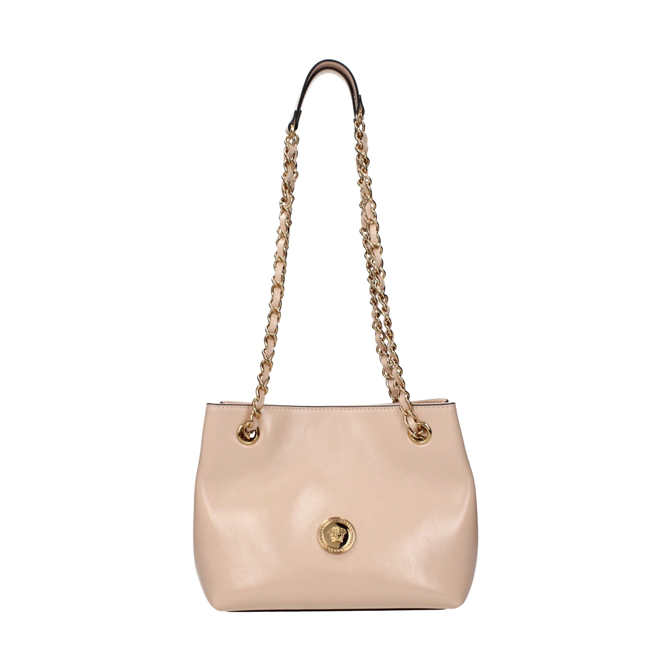 Versace Pink Leather Shoulder Bag
