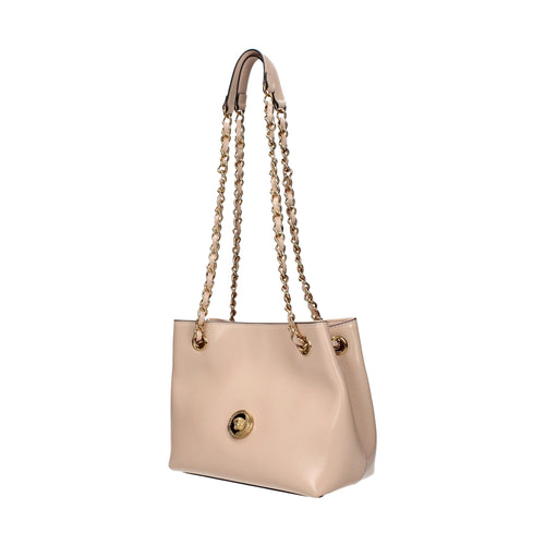 Versace Pink Leather Shoulder Bag