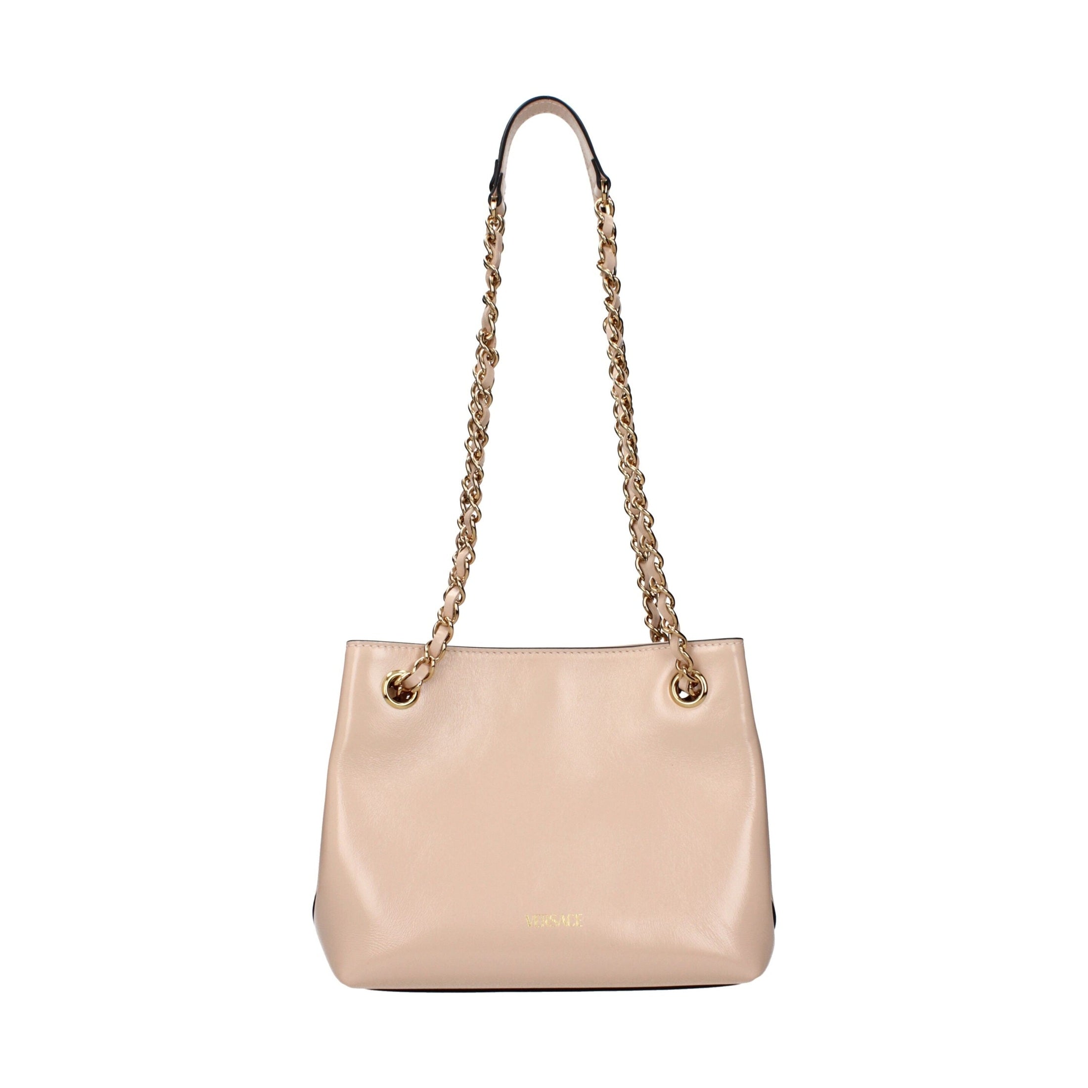 Versace Pink Leather Shoulder Bag