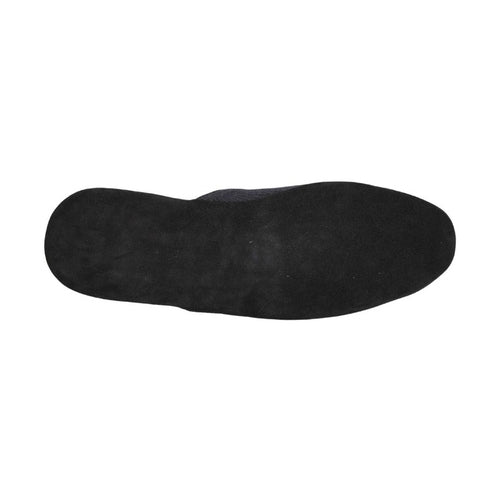 Dolce & Gabbana Dark Navy Wool Cotton Red Chevron Slippers Shoes