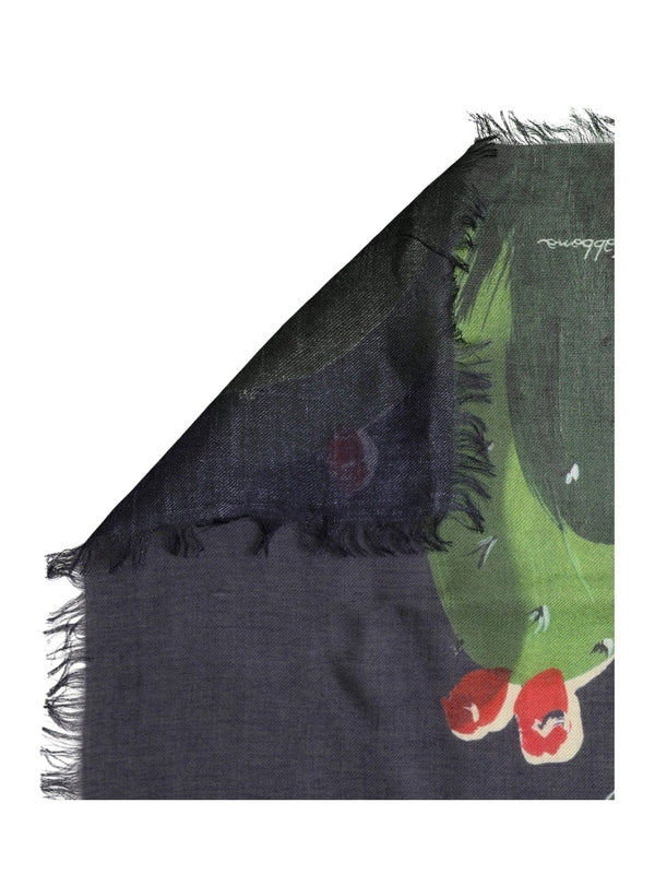 Dolce & Gabbana Multicolor Taormina Modal Shawl 130cm x 130cm  Men Scarf