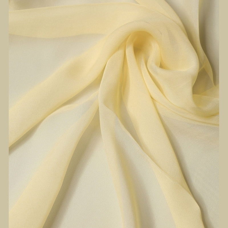 Dolce & Gabbana Light Yellow Silk Wrap Shawl Foulard 100cm x 99cm  Scarf