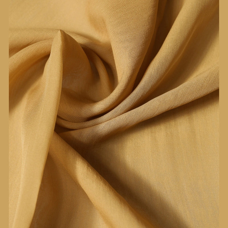 Dolce & Gabbana Brown Silk Sash Wrap Foulard Stole 293.5cm x 19.5cm Scarf