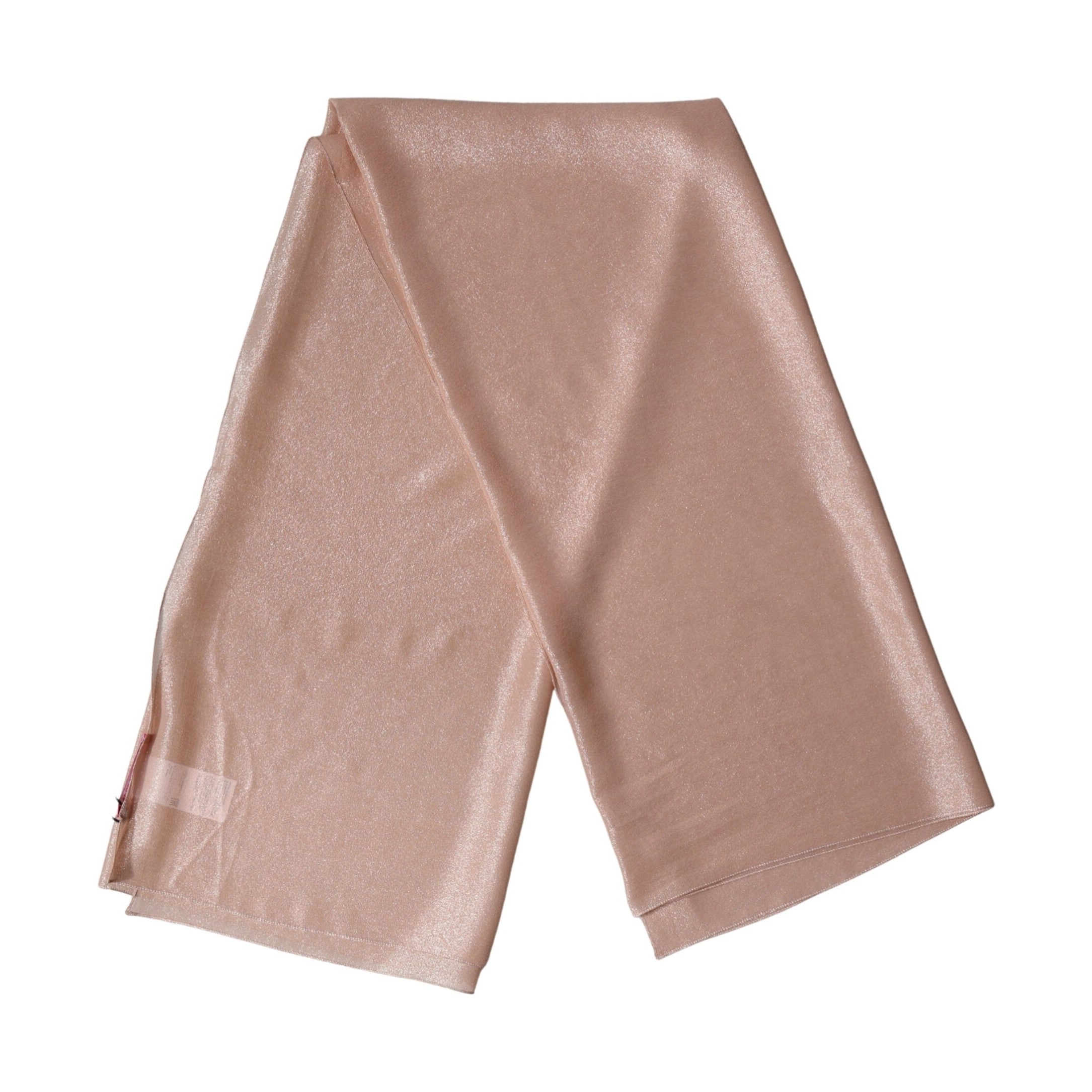 Dolce & Gabbana Light Pink Silk Foulard Wrap Shawl 119cm x 107.5cm Scarf