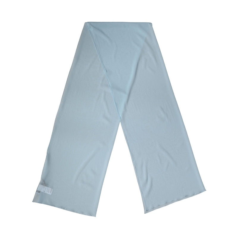 Dolce & Gabbana Light Blue Silk Neck Wrap Shawl Stole 200cm x 64cm  Scarf